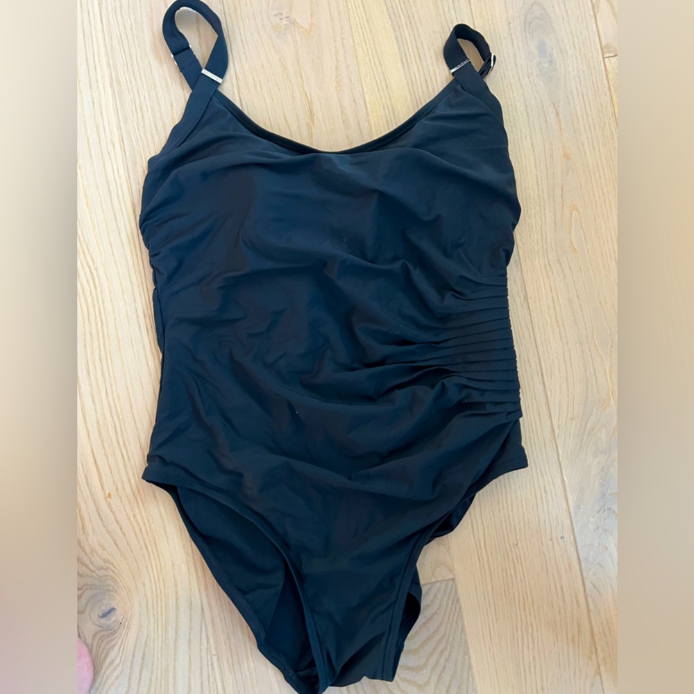 Calvin Klein size 14 black swimsuit